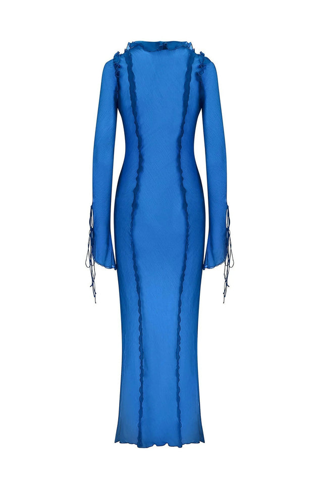 Rat And Boa Farretti Maxi Dress in Blue