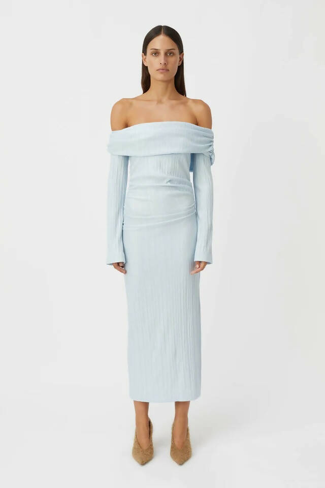 Camilla and Marc Shaw Strapless Dress in Sky Blue Size 6, 10