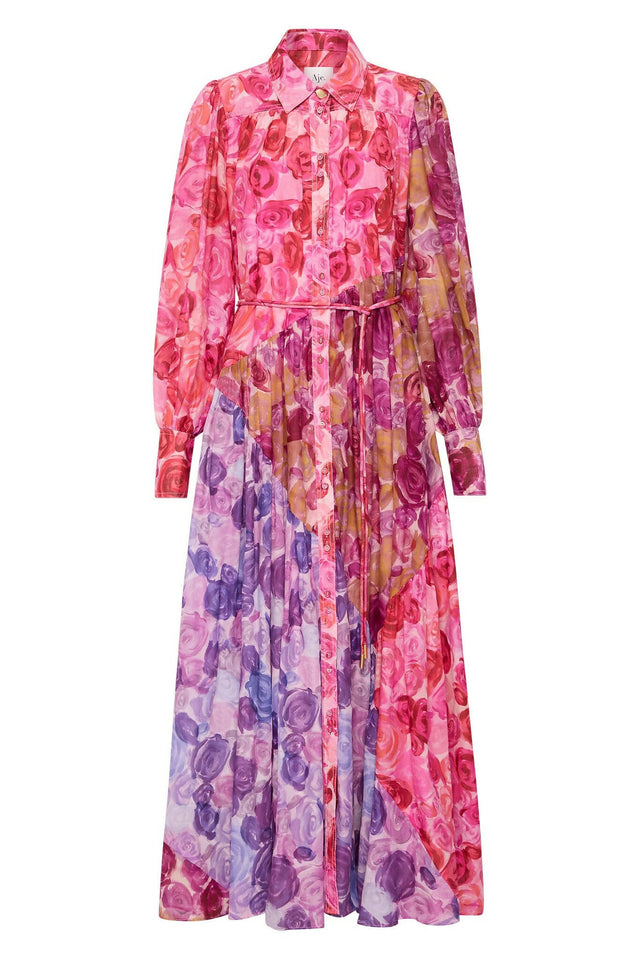 Aje Collisions Smock Maxi Dress