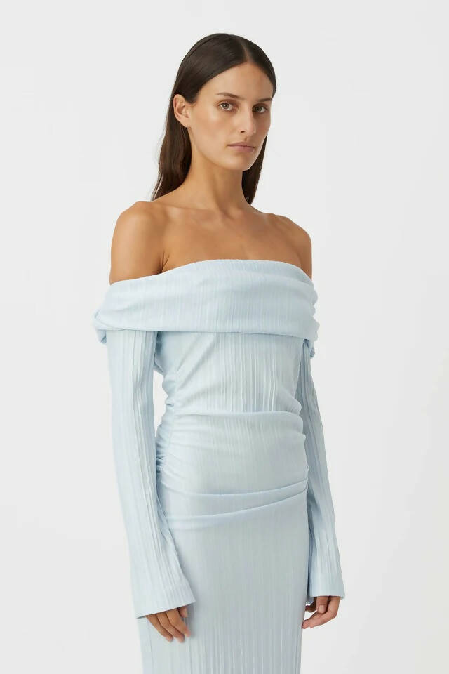 Camilla and Marc Shaw Strapless Dress in Sky Blue Size 6, 10