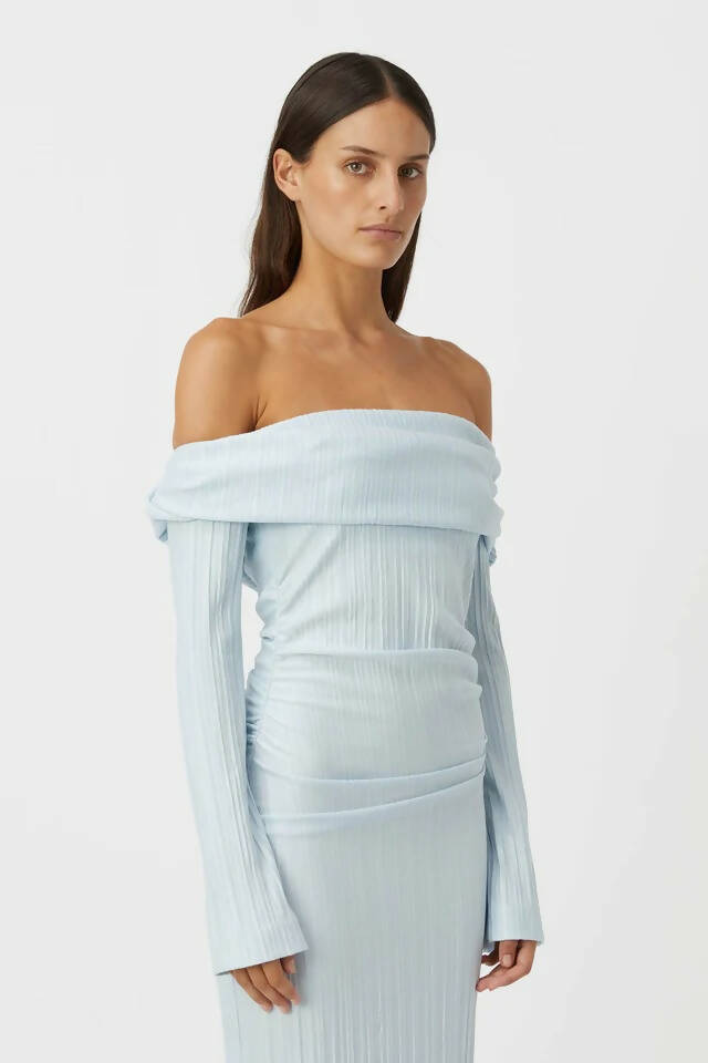 Camilla and Marc Shaw Strapless Dress in Sky Blue Size 10