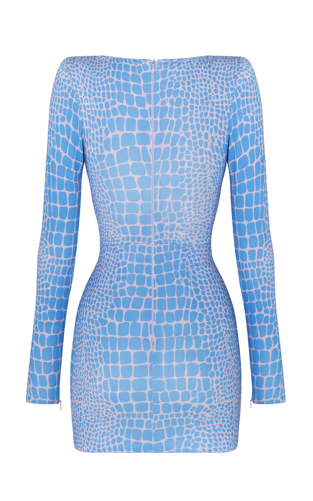 Alex Perry Howell Printed Stretch-Jersey Mini Dress