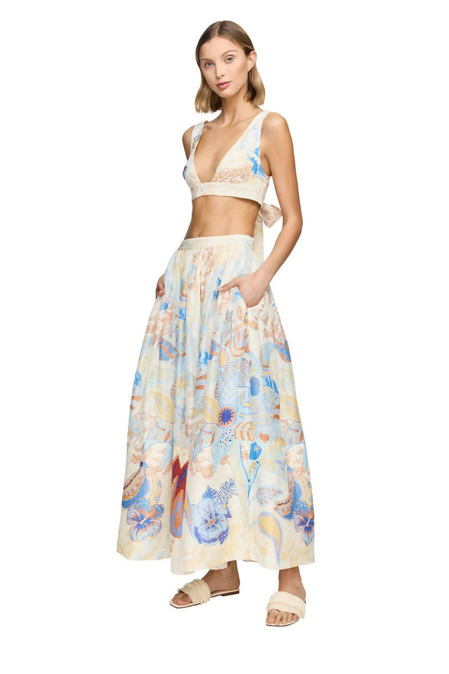 Leo Lin Viva La Vida Top and Skirt Set