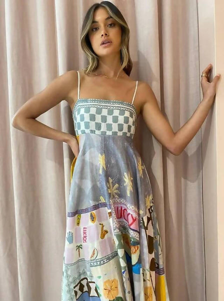Olivia Tie-Dye Maxi Dress