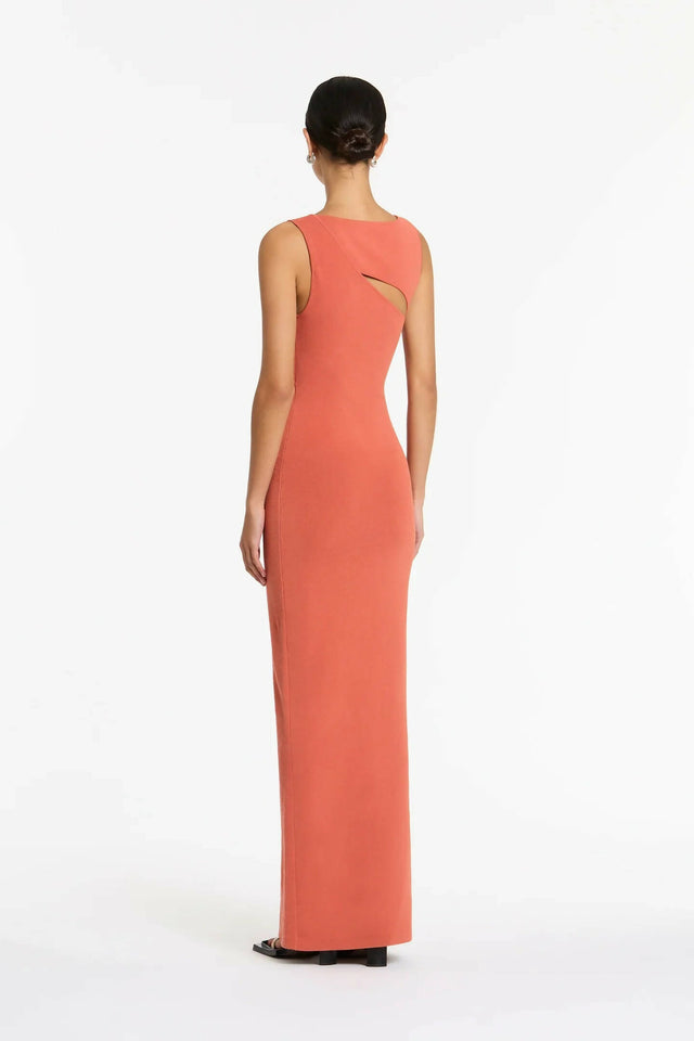 Sir The Label Nadja Maxi Dress in Terracotta