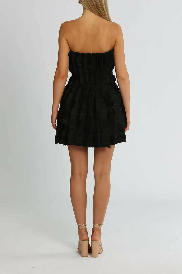 Aje Hybrid Mini Dress in Black