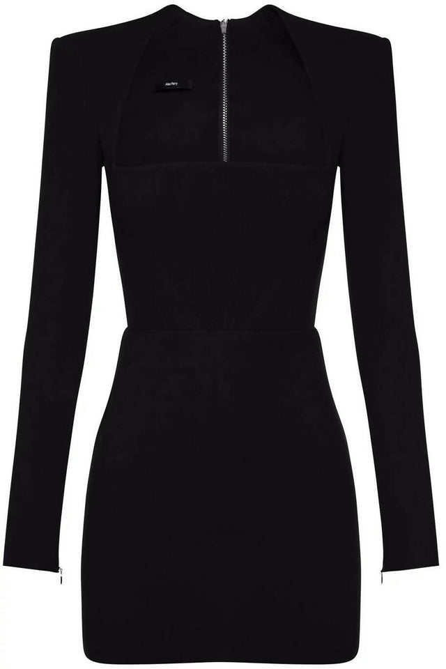 Alex Perry Benison - Stretch Crepe Portrait Mini Dress