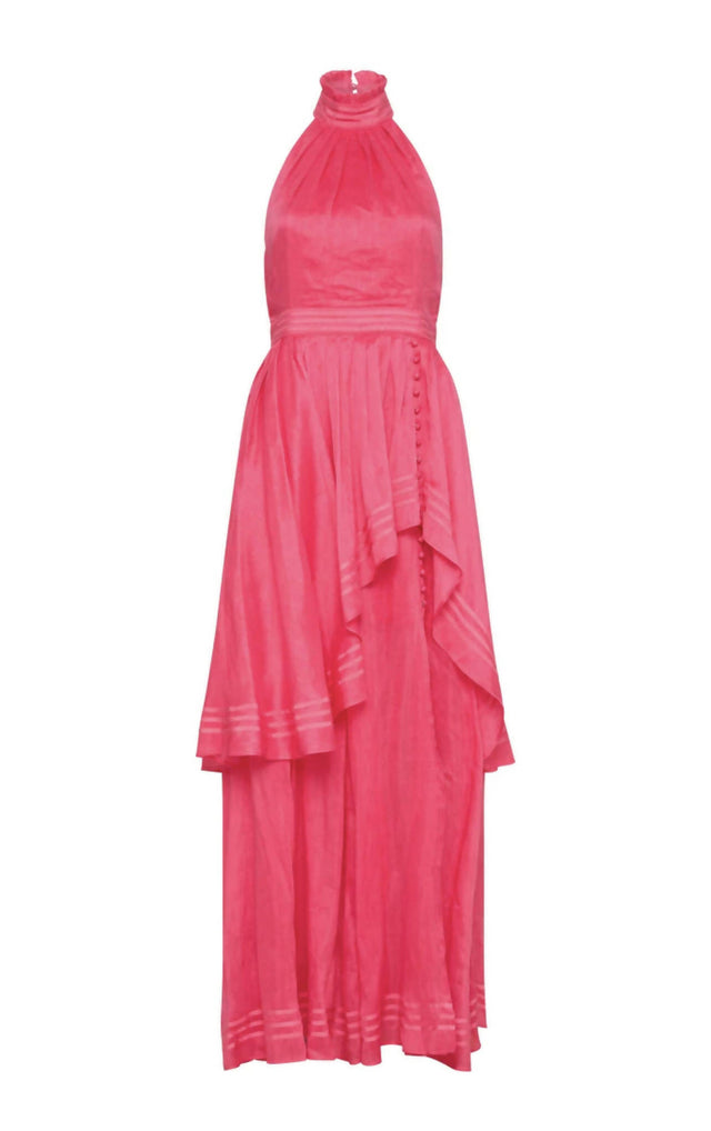 Aje Sienna Maxi Dress in Berry Pink