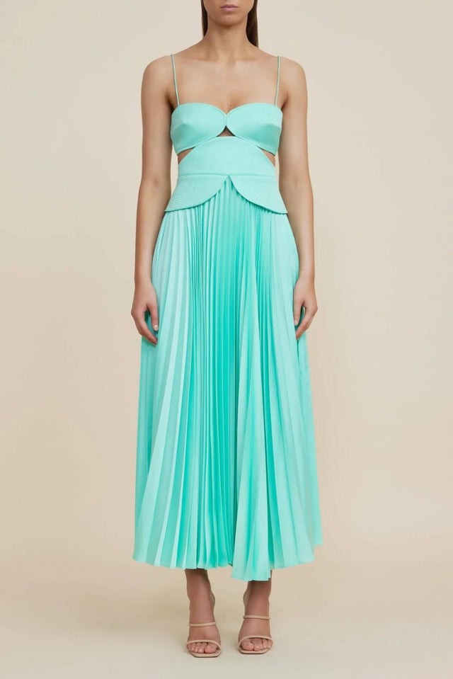 Acler - Acler Atholoton Midi Dress In Arctic Mint