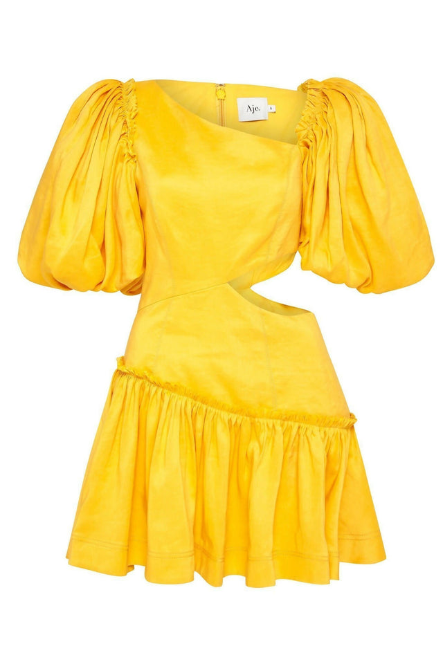 AJE - Aje Chateau Mini Dress - Sunshine