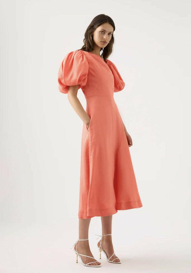 AJE - Aje Maia Off Shoulder Midi Dress