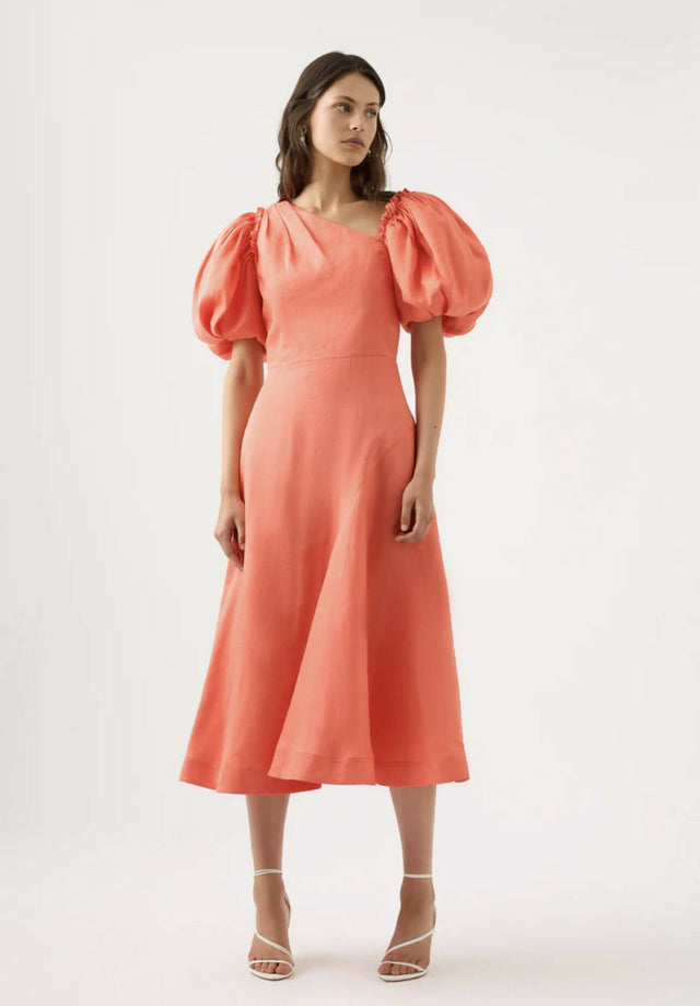 AJE - Aje Maia Off Shoulder Midi Dress