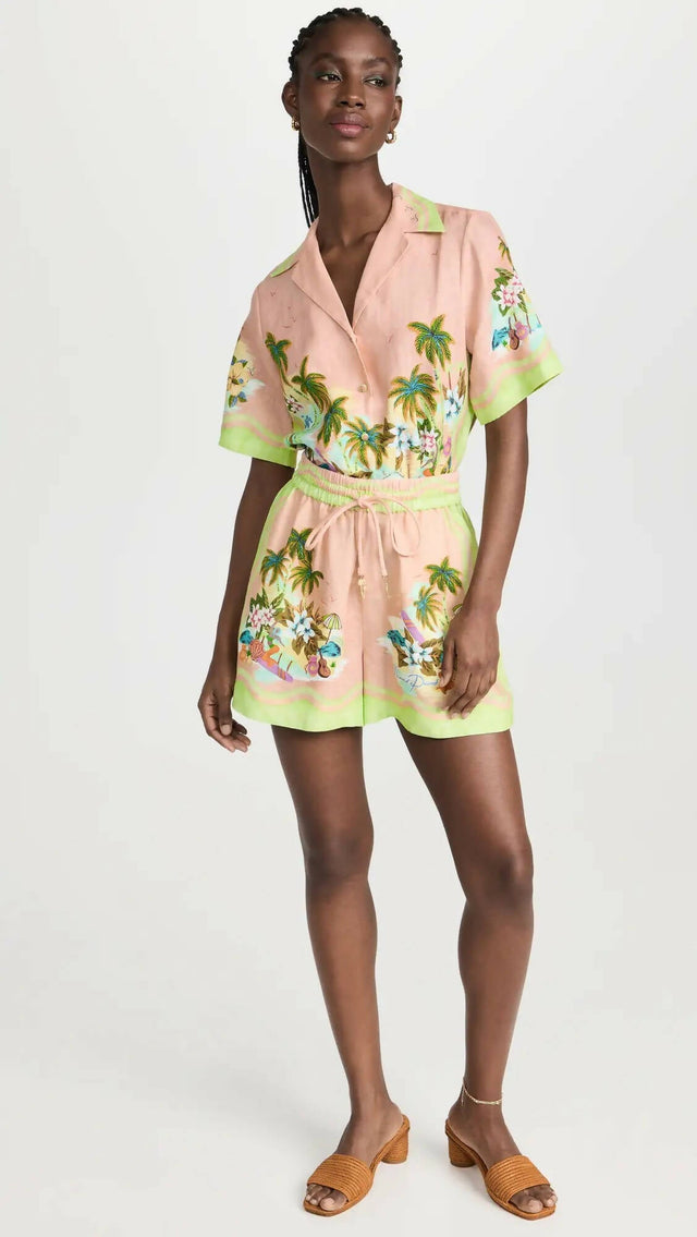 ALEMAIS - Alemais Mermaid Point Shirt and Short Set