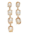 Christie Nicolaides - Christie Nicolaides Calliope Earrings Gold and Pearl