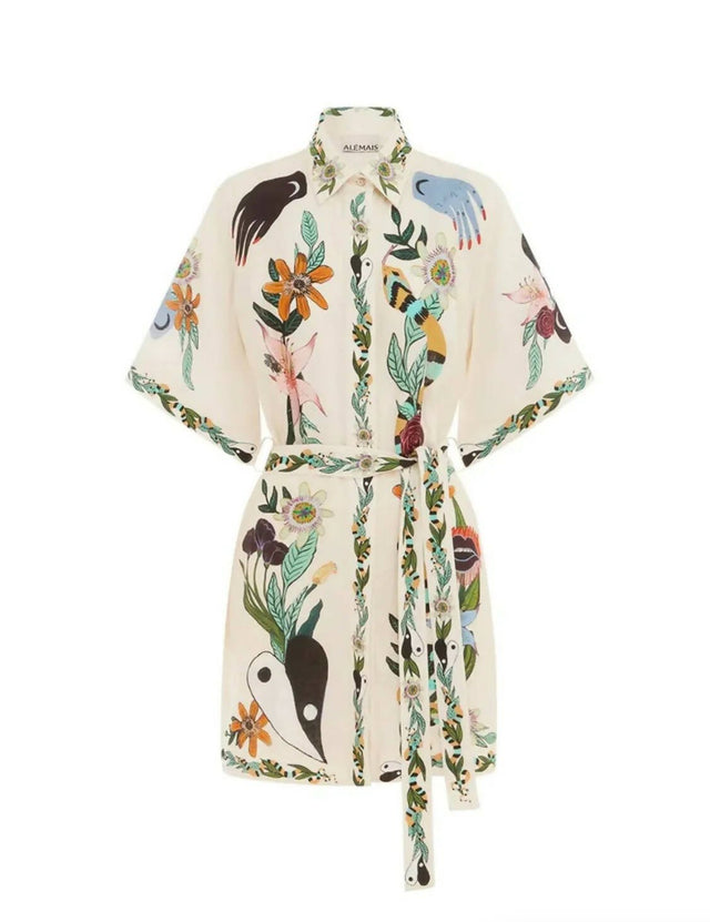 Curated Collection - Alemais Meagan Mini Shirt Dress