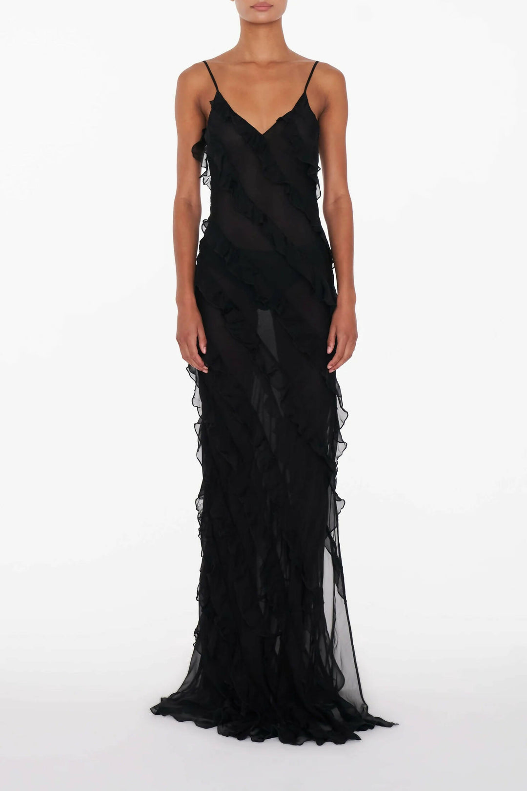 Rat & Boa Selena Ruffle Maxi Dress | Passion For Fashion