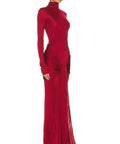 Helsa slinky jersey sarong maxi dress - Passion For Fashion 