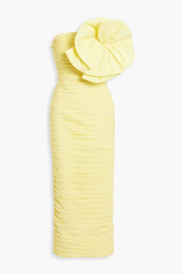 Rachel Gilbert Evana Gown Yellow Size 3/AU12