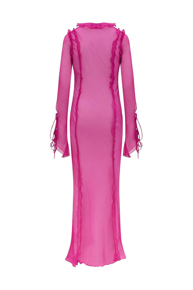 Rat And Boa Faretti Maxi Dress in Hot Pink