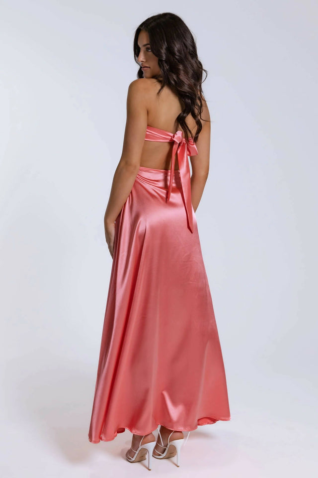 Lane And Sass Lucy Gown in Guava