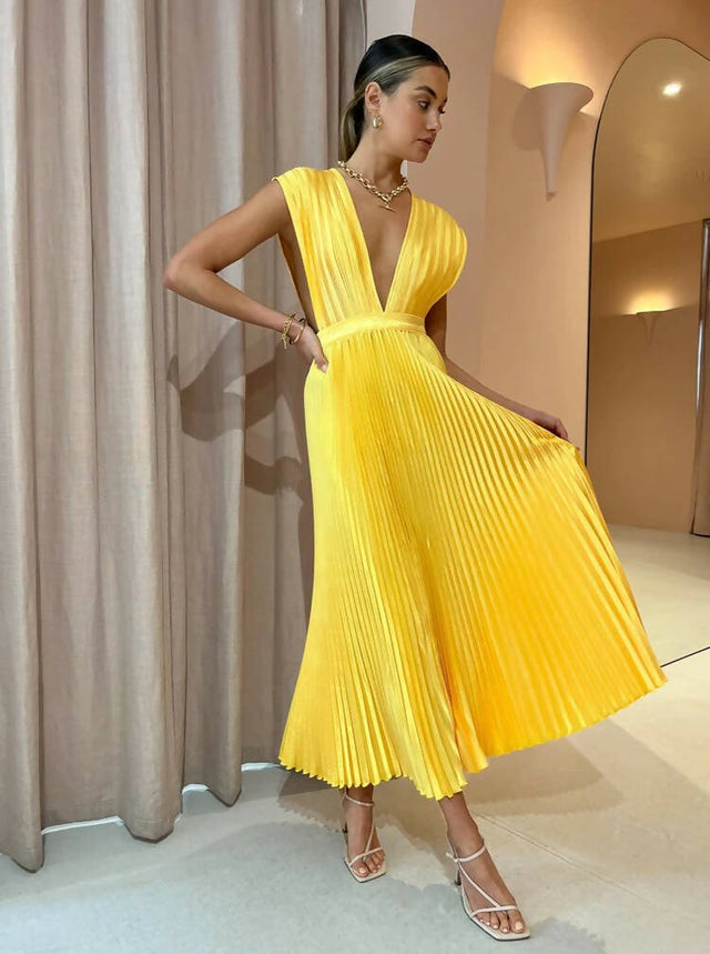 L'IDEE - L’Idee Gala Gown Canary