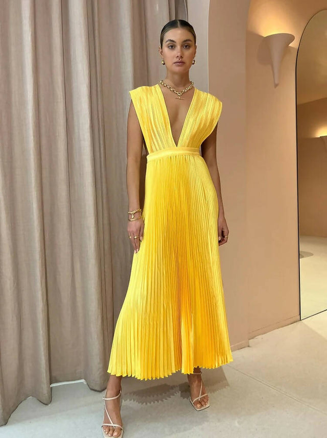 L'IDEE - L’Idee Gala Gown Canary