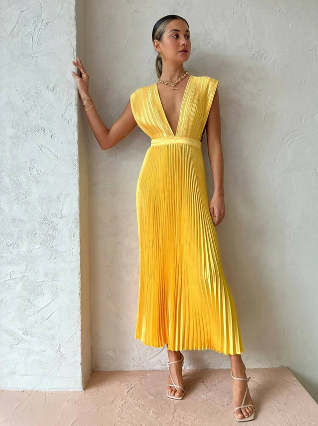 L'IDEE - L’Idee Gala Gown Canary