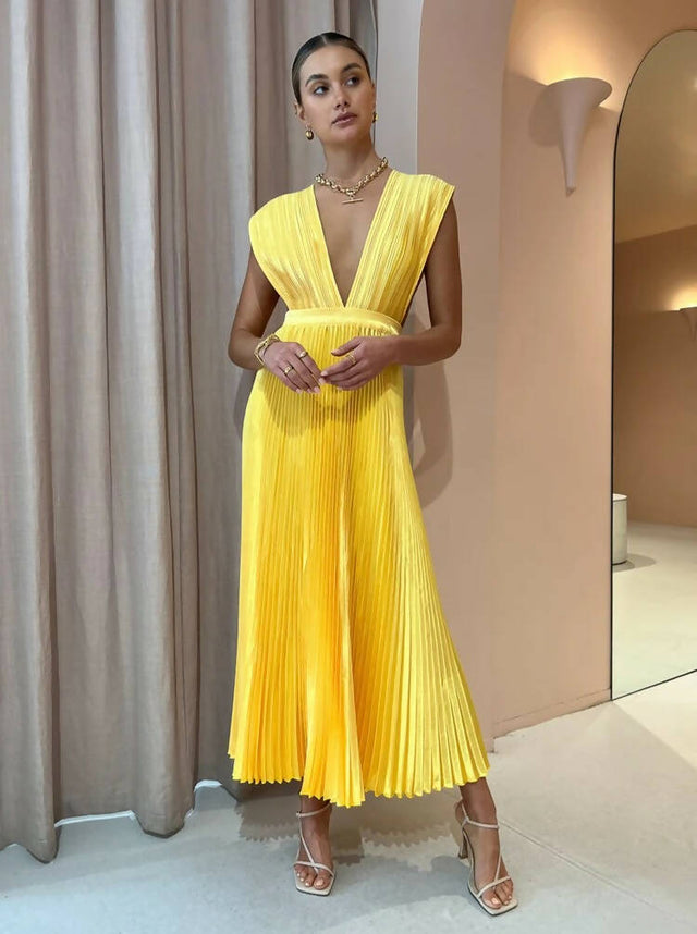 L'IDEE - L’Idee Gala Gown Canary