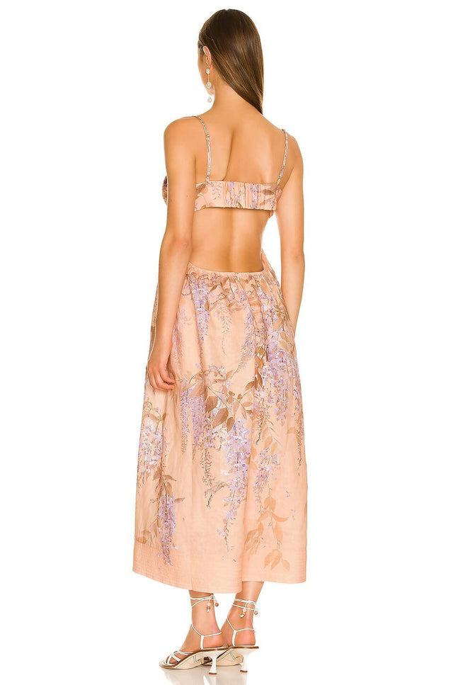 Outfit Of The Day - Zimmermann Rosa Bralette Midi Dress