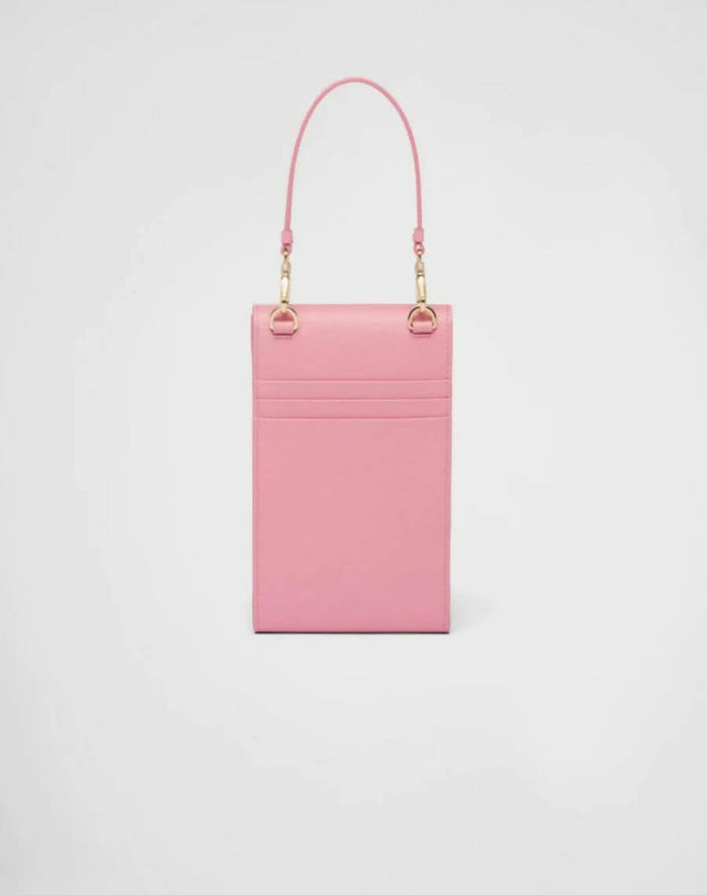 Prada - Prada Saffiano Leather Mini In Petal Pink