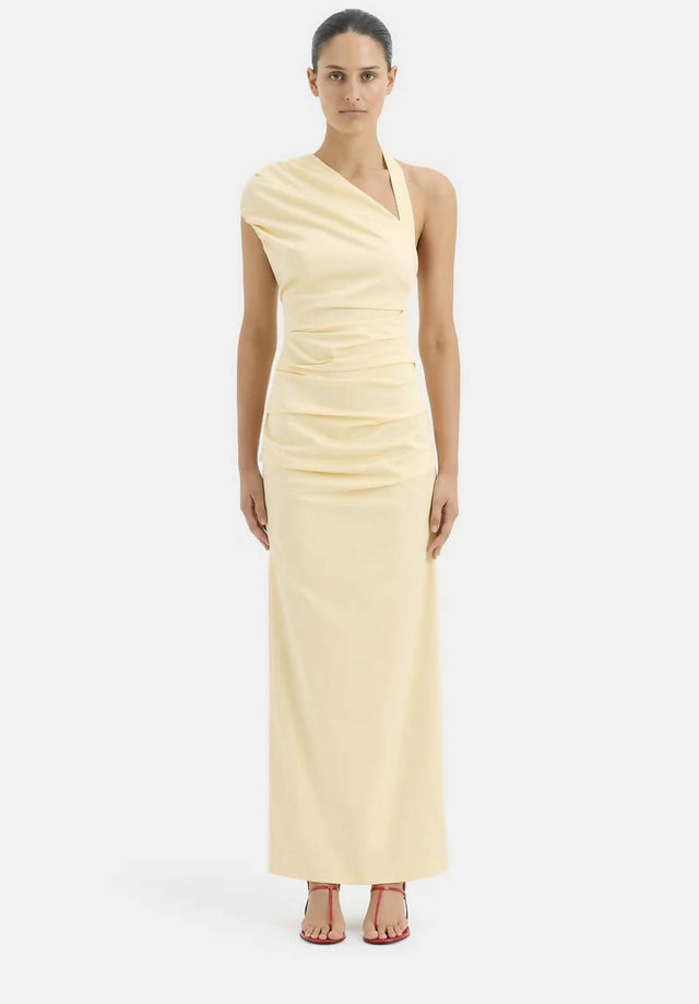 Sir The Label Giacomo Gown in Butter