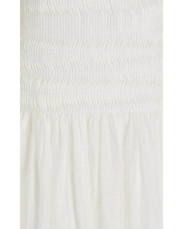 Sir The Label Xanthe Linen Midi Dress in White