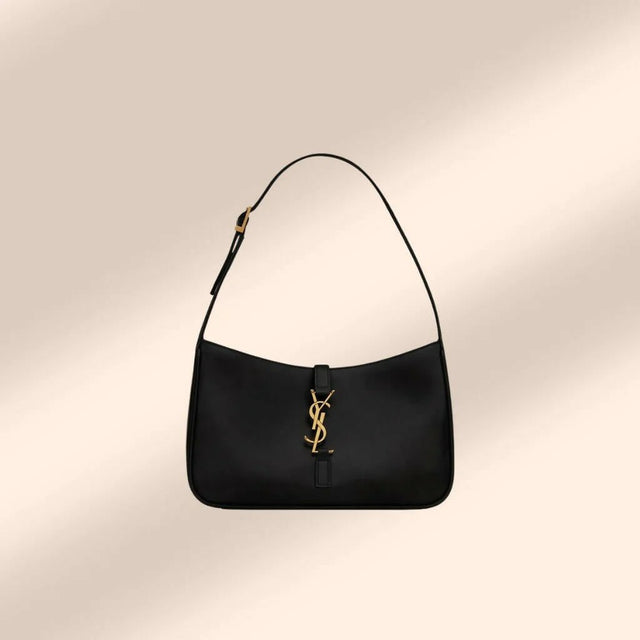 YSL - YSL Le 5 À 7 In Smooth Black Leather