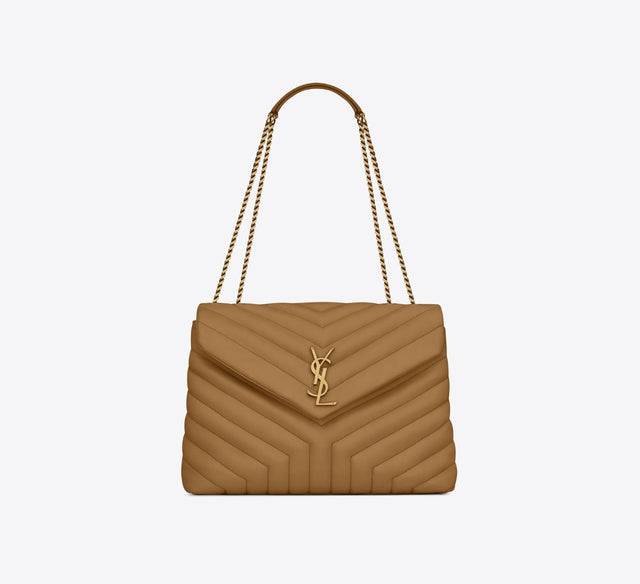 YSL - YSL Loulou Medium Chain Bag In Quilted "Y" Leather