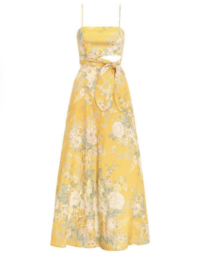 Zimmermann - Zimmermann Amelie Scarf Tie Dress - Amber Floral