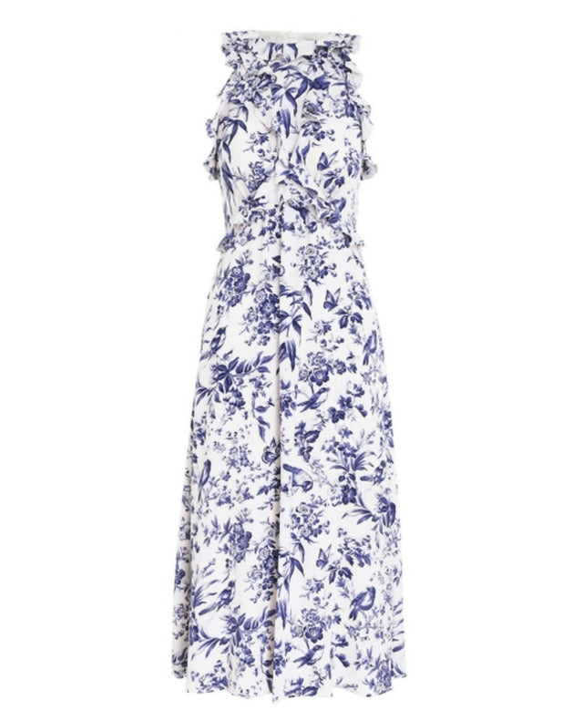 Zimmermann - Zimmermann Frill Picnic Dress - Blue Bird Toile