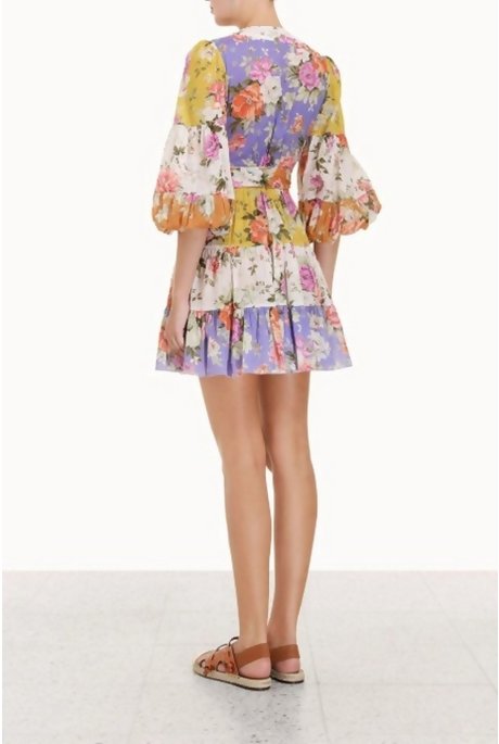 Zimmermann - Zimmermann Pattie Wrap Mini Dress