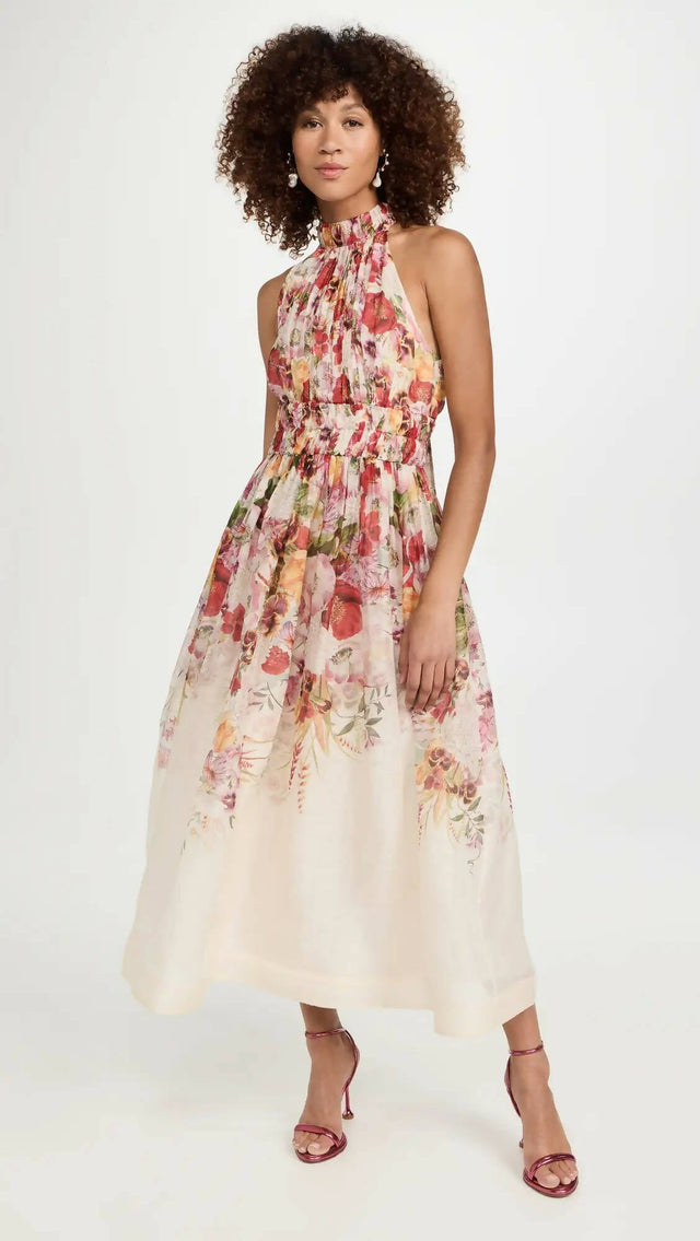 Zimmermann - Zimmermann Wonderland Halter Dress