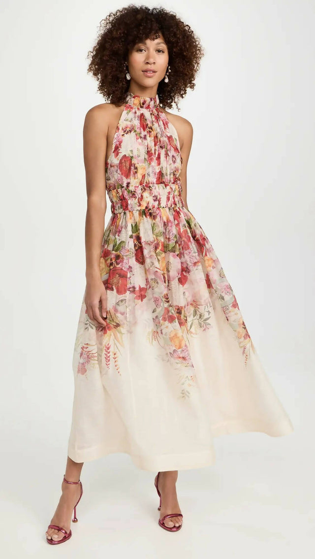 Zimmermann - Zimmermann Wonderland Halter Dress